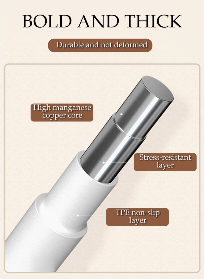 DUNISO 10 Pack Metal Hangers,Heavy Duty Metal Hangers,Coat Hangers with Non-Slip Grooves,Waterproof and Anti Slip,Strong and Durable,Space Saving,for Hanging Coats,Suits,Jackets, Shirt,40cm - Image 4