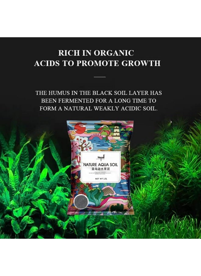 VAYINATO - Petzlifeworld 3L Nepall Aqua Soil | Planted Aquarium Substrate Fish Tank Water Grass Mud for Natural Aquatic Plants and Shrimps | No Cloudiness | Clear Water | Rich Nutrients - Image 1
