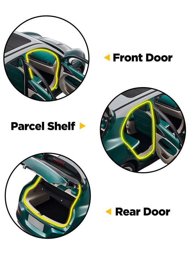 VAGURFO Rubber Edge Trim,Car Weather Striping,Door Rubber Seal Strip Trim Seal,Automotive Weather Stripping Edge Guard for Cars, Boats, RVs, Trucks, and Home Applications (10 FT) - Image 5