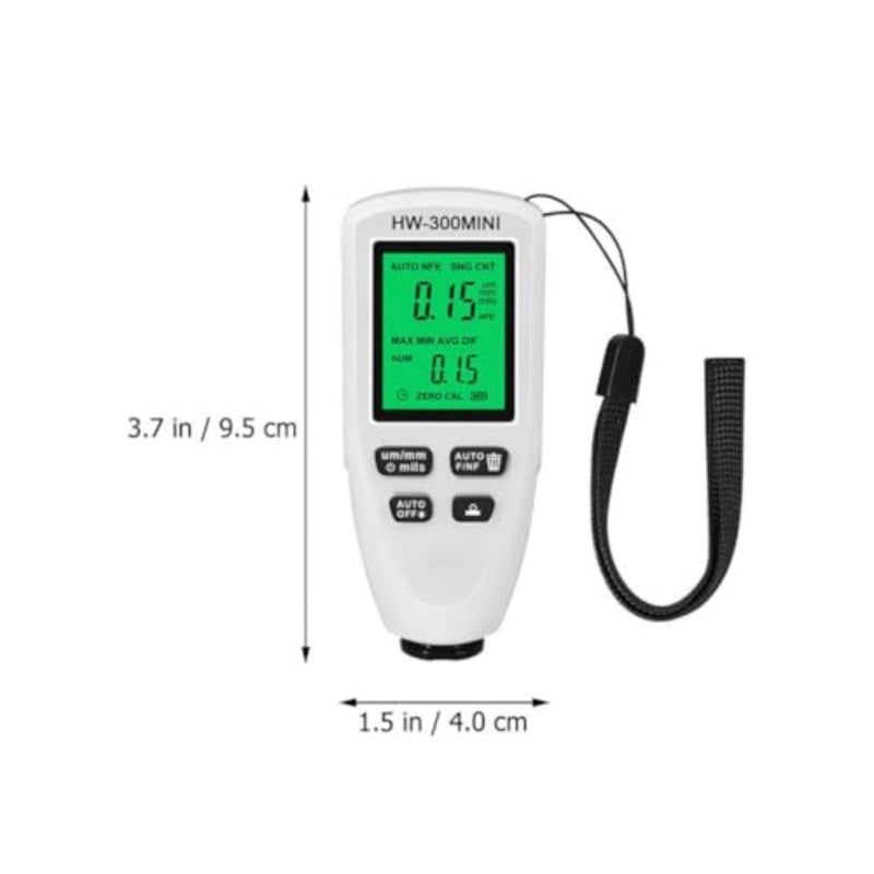 Portable Coating Thickness Gauge, Digital Paint Depth Meter, High-Precision Metal Plating Tester, Material Surface Treatment Gauge for Automotive Industrial Use - Image 2