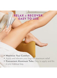 Alba Alba Galenic Leg Cooling Cream - Relaxing Leg Cream with Butchers Broom Goldenrod Lemon, Chestnut & Green Tea for Deep Cooling, Long Lasting Relief and Skin Hydration - 75 grams Recyclable Tube  - Image 4
