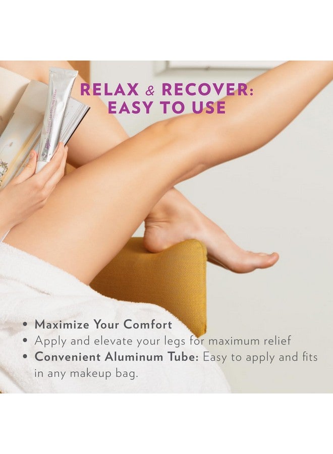 ألبا كريم ألبا جالينيك لتبريد الساقين - كريم استرخاء للساقين مع عشبة الجزار الذهبية والليمون والكستناء والشاي الأخضر لتبريد عميق وتسكين طويل الأمد وترطيب البشرة - أنبوب قابل لإعادة التدوير 75 جرامًا - Image 4