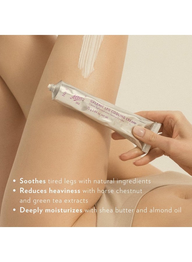 ألبا كريم ألبا جالينيك لتبريد الساقين - كريم استرخاء للساقين مع عشبة الجزار الذهبية والليمون والكستناء والشاي الأخضر لتبريد عميق وتسكين طويل الأمد وترطيب البشرة - أنبوب قابل لإعادة التدوير 75 جرامًا - Image 5