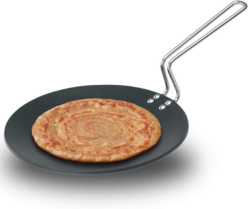 Hawkins Futura Nonstick Tawa, 26cm, 4.06mm Thick, Black - Image 1