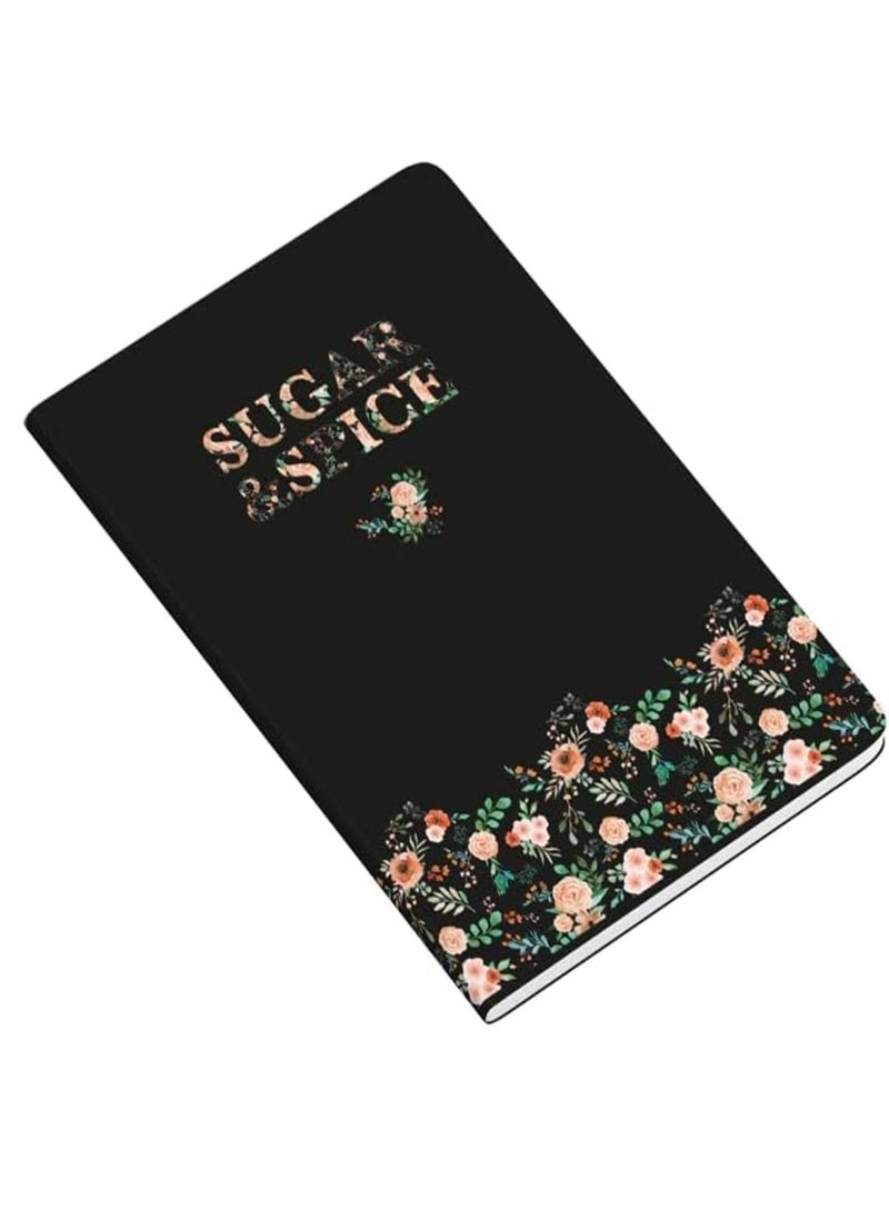 Ambar 1-Piece A4 Size Single Lined Notebook Sugar And Spice Design Assorted Colours - Image 3