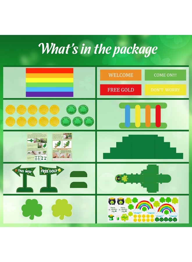 luck sea St Patricks Day Crafts for Kids: Leprechaun Trap DIY Kit Arts Toys Gifts for Classroom Activities Party Supplies Decorations(Style 3) - Image 3