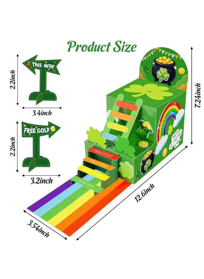luck sea St Patricks Day Crafts for Kids: Leprechaun Trap DIY Kit Arts Toys Gifts for Classroom Activities Party Supplies Decorations(Style 3) - Image 5
