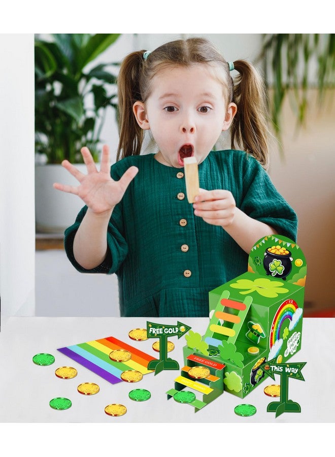 luck sea St Patricks Day Crafts for Kids: Leprechaun Trap DIY Kit Arts Toys Gifts for Classroom Activities Party Supplies Decorations(Style 3) - Image 2