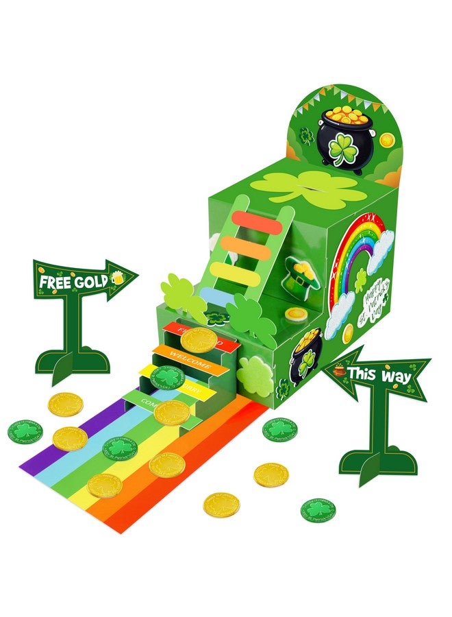 luck sea St Patricks Day Crafts for Kids: Leprechaun Trap DIY Kit Arts Toys Gifts for Classroom Activities Party Supplies Decorations(Style 3) - Image 1
