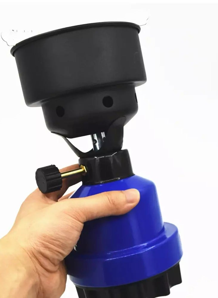 بامتشال موقد غاز للتخييم في الهواء الطلق - موقد غاز البيوتان المحمول للنزهة وحقيبة الظهر والمشي لمسافات طويلة - Image 3