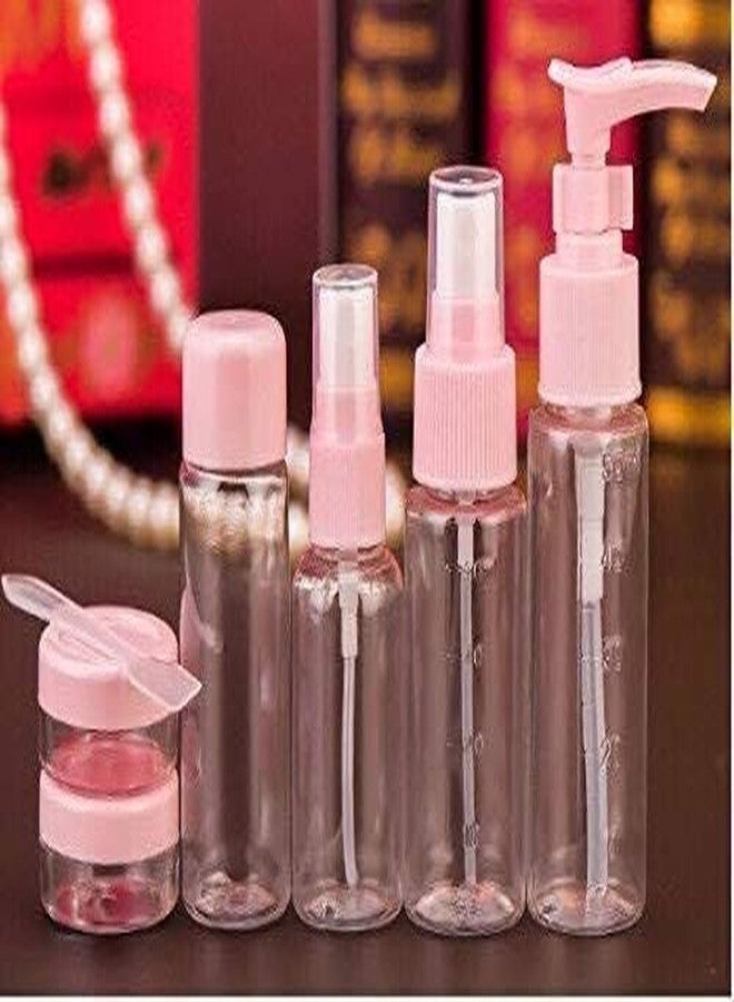 RIVOM Bottles Set, Clear Plastic Refilling Containers Kit Empty Bottles with Zipper Bag, Toiletries Bag Leak-Proof for Cosmetics Shampoo Lotions Conditioner Liquid Creams, (H822) - Image 5