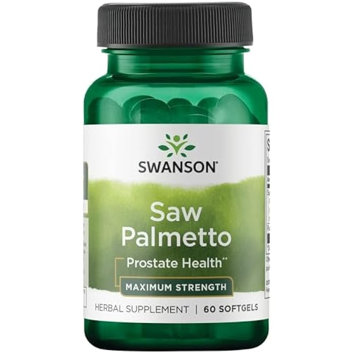 Swanson Saw Palmetto 320 Milligrams 60 Sgels - Image 1