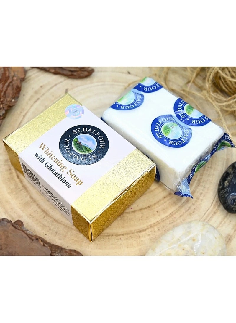إس تي دالفور صابون دالفور الأصلية لتفتيح البشرة بالغلوتاثيون وفيتامين C و E - Image 4
