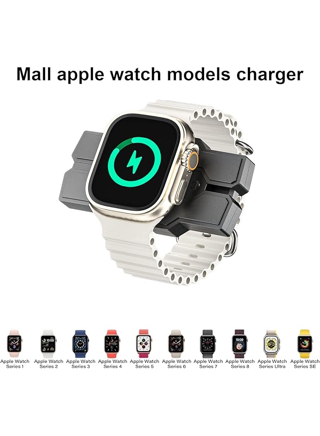 erorex Usb C Charger For Watch Travel Car Charger Portable Wireless Powerful Magnetic Fast Charging Compatible With Watch Ultra 8 7 Se 6 5 4 3 2 Portable Watch Charger  - Image 5
