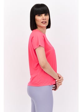 Brooks Women Sportswear Fit Short Sleeve Running Top, Pink  - Image 4