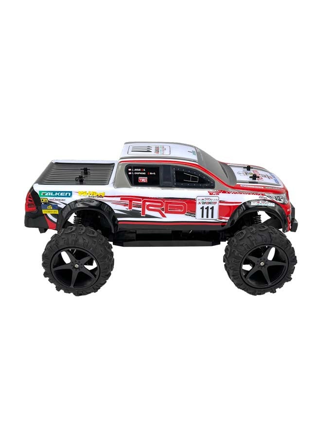 D-Power 1:10 RALLY CHAMP Toyota Hilux Revo AXCR RC Car – 2.4GHz Remote Control, 7.4V USB Rechargeable Battery, Off-Road Ready, for Kids Ages 6+ - Image 4