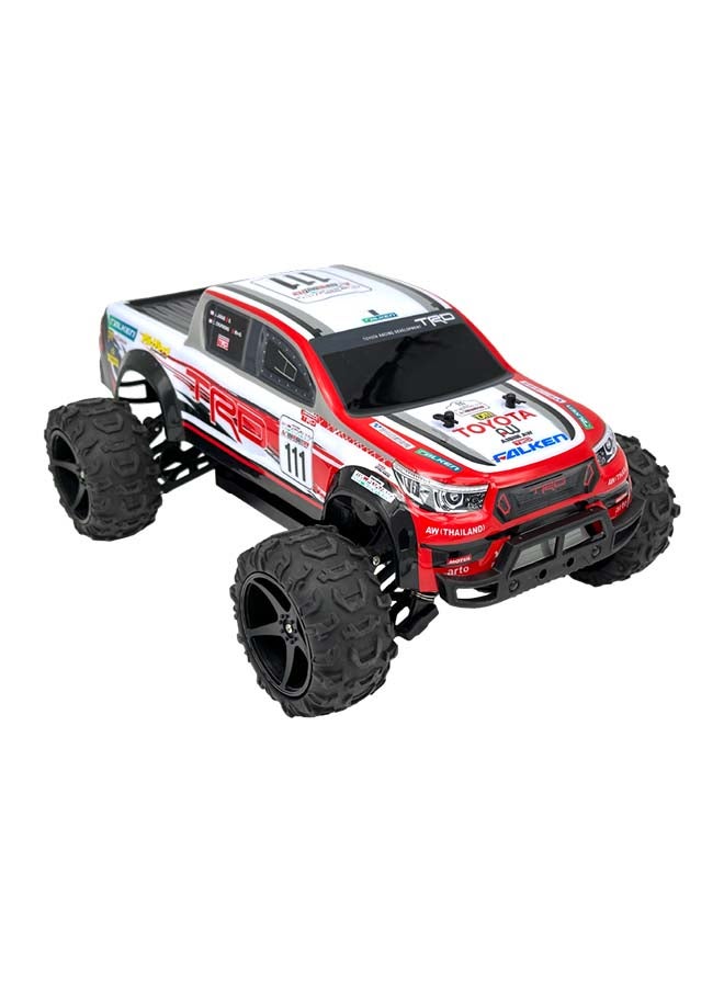 D-Power 1:10 RALLY CHAMP Toyota Hilux Revo AXCR RC Car – 2.4GHz Remote Control, 7.4V USB Rechargeable Battery, Off-Road Ready, for Kids Ages 6+ - Image 5