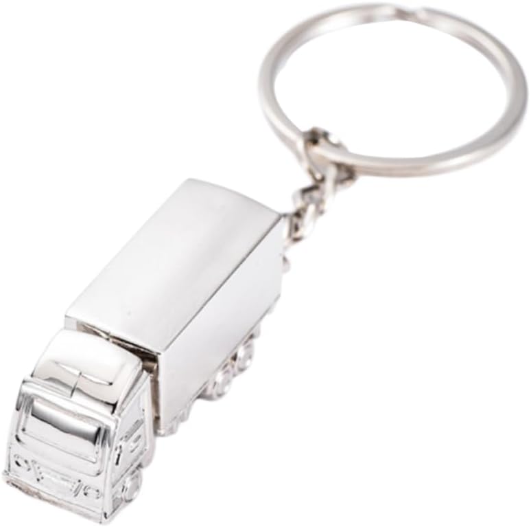 Cute Truck Design Metal Keychain Car Keychains Rv Keyring Metal Key Holder Creative Lovely Keyring - Image 1