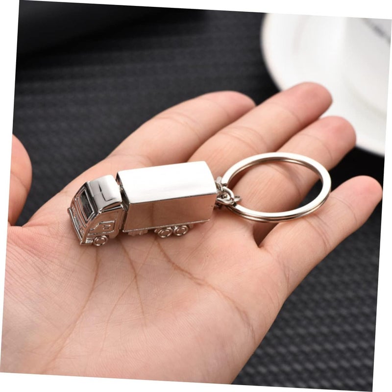 Cute Truck Design Metal Keychain Car Keychains Rv Keyring Metal Key Holder Creative Lovely Keyring - Image 3