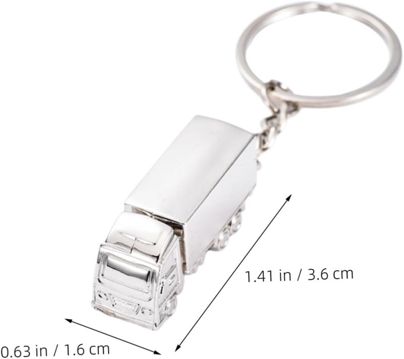 Cute Truck Design Metal Keychain Car Keychains Rv Keyring Metal Key Holder Creative Lovely Keyring - Image 2