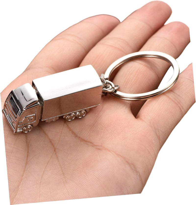 Cute Truck Design Metal Keychain Car Keychains Rv Keyring Metal Key Holder Creative Lovely Keyring - Image 4