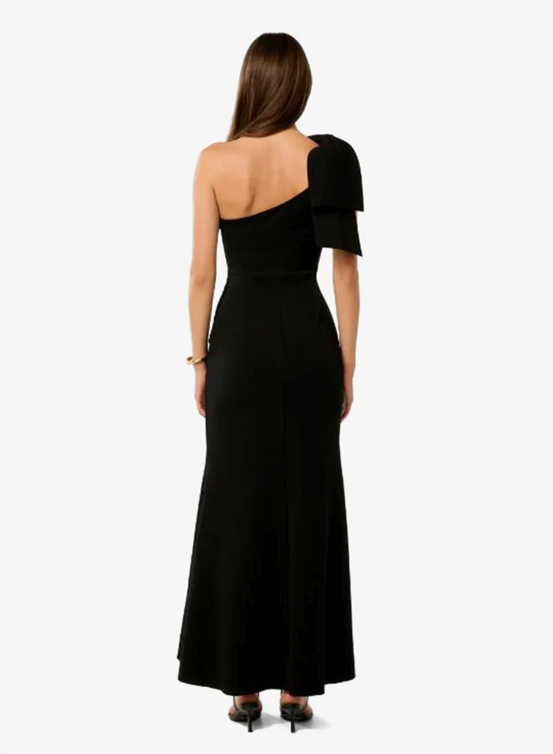 forever new  Lisa One Shoulder Bow Detailed Maxi Dress for Women | Best Price UAE