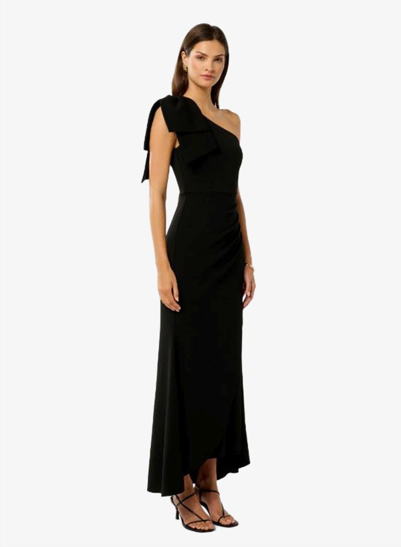 forever new Lisa One Shoulder Bow Detailed Maxi Dress - Image 4
