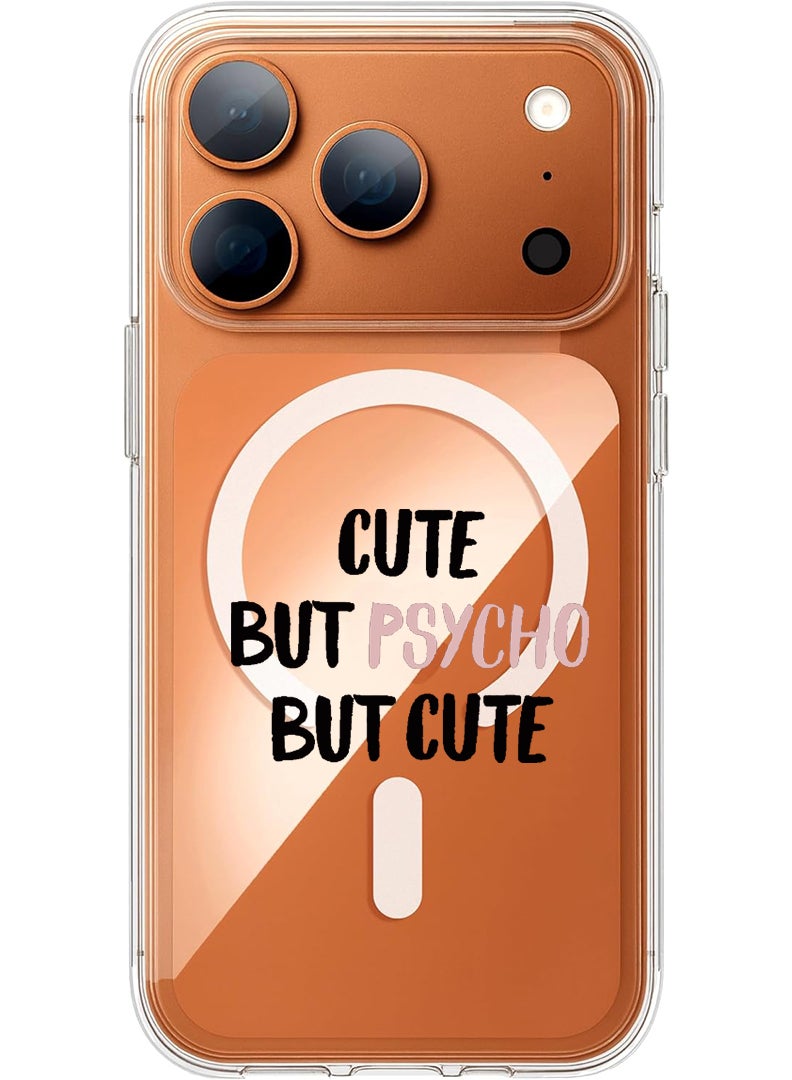 Theodor Magnetic Case for Apple iPhone 17 Pro Compatible with MagSafe Wireless Charging, Shockproof Phone Bumper Cover - Cute tiger expressions - Image 1