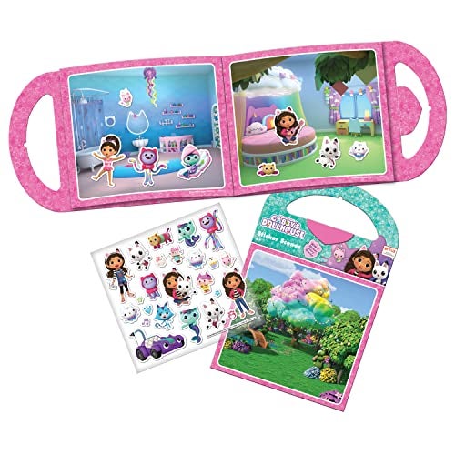 Paper Projects 01.70.29.016 Gabby's Dollhouse Activity Set | Includes 6 Scenes and Around 50 Stickers, 23.5cm x 15cm - Image 2