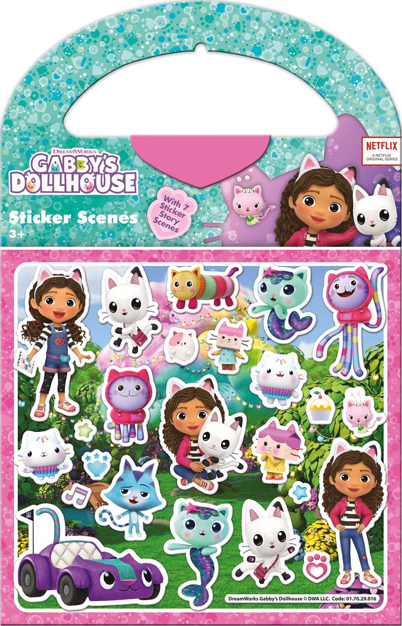Paper Projects 01.70.29.016 Gabby's Dollhouse Activity Set | Includes 6 Scenes and Around 50 Stickers, 23.5cm x 15cm - Image 5