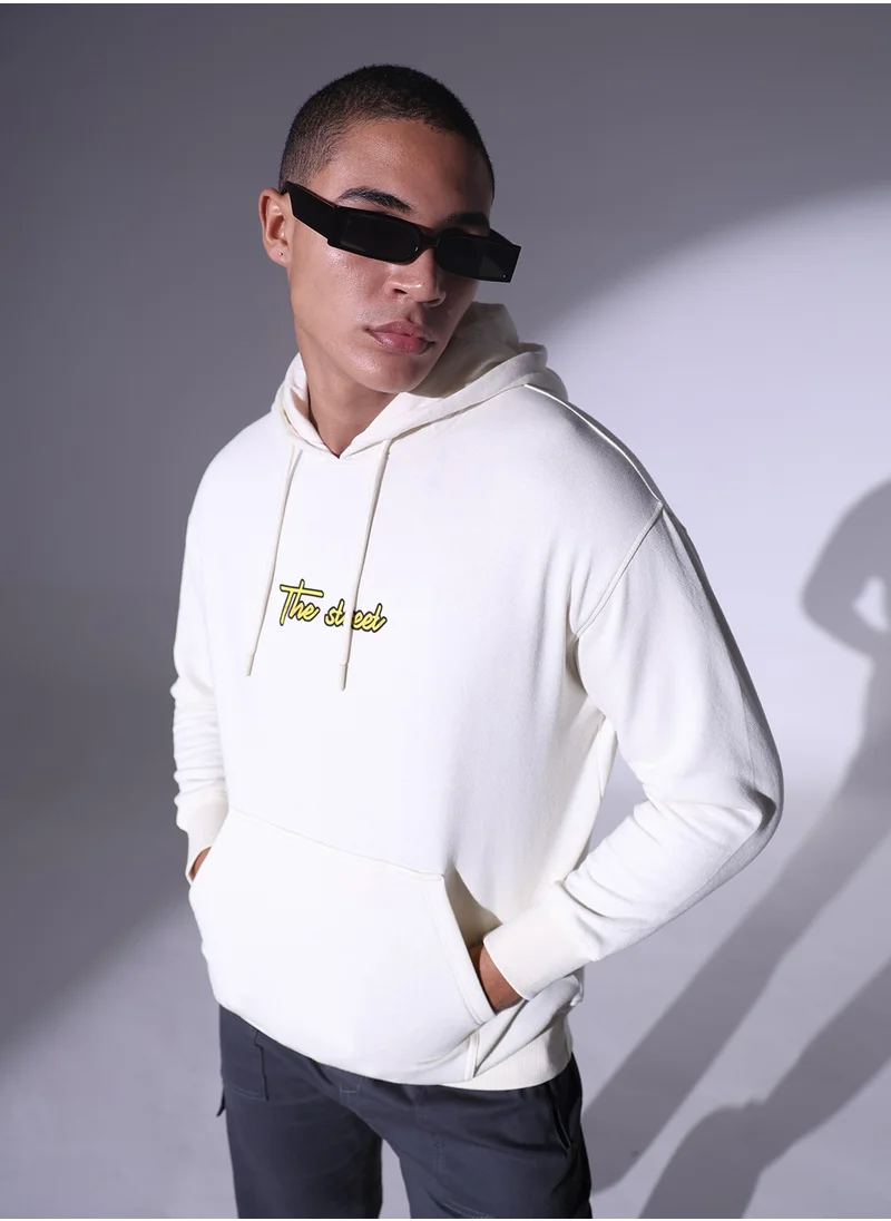 Hubberholme White Sweatshirt For Men