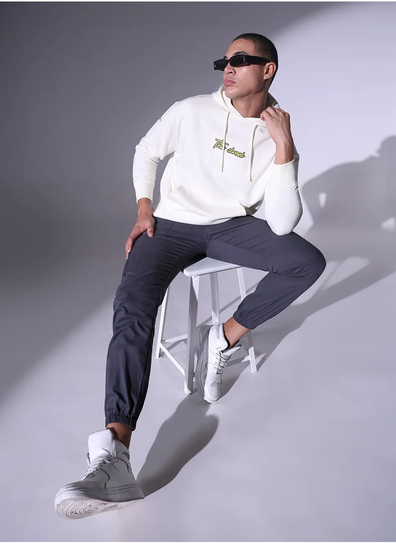Hubberholme White Sweatshirt For Men