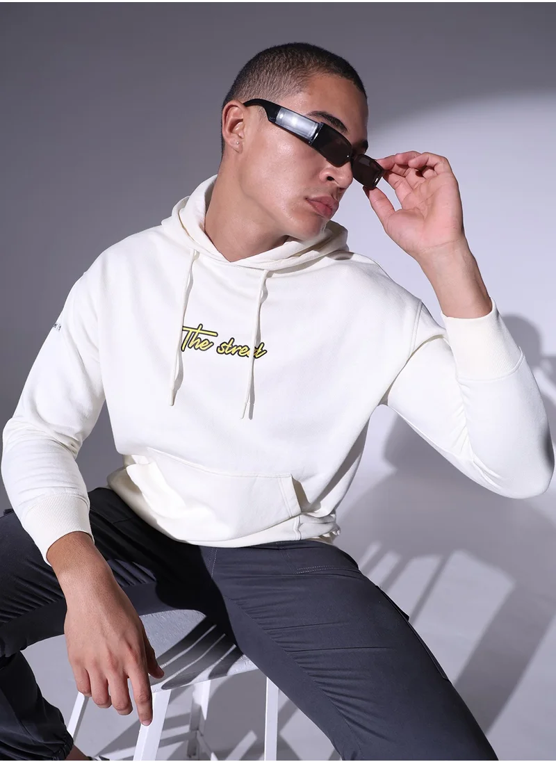Hubberholme White Sweatshirt For Men