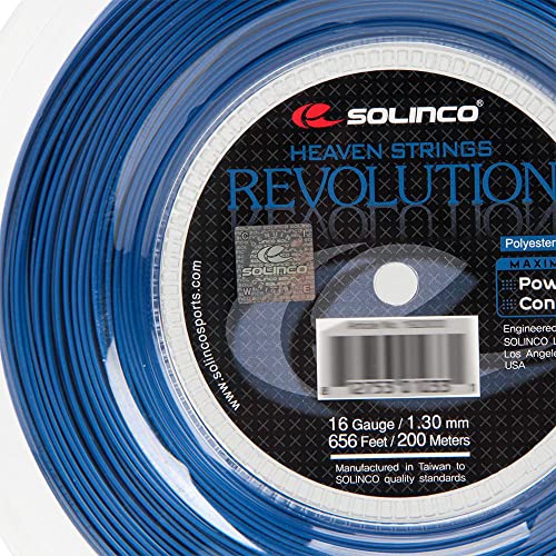 Solinco Revolution Co-Polyester Tennis String Reel 656 ft / 200 m – Maximum Spin, Power & Control – Six-Sided Design, Durable High-Performance Polyester, TruTension Technology 16 - Image 2