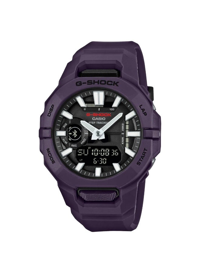 Casio G-Shock Analog-Digital Step Tracker Wrist Watch for Men - Purple - Image 1