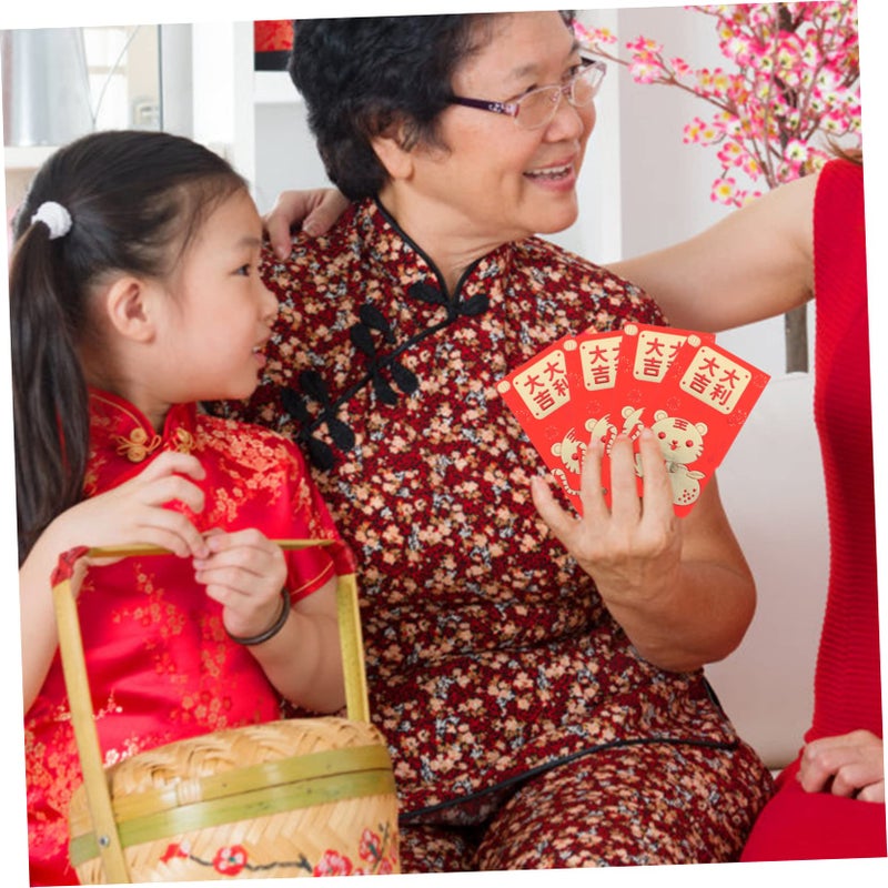 36pcs Chinese New Year Red Envelopes Tiger Zodiac Cartoon Patterns Money Pouches For Spring Festival - Image 4