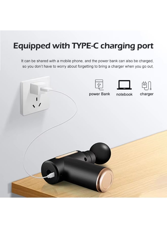 Portable Muscle Massager - Lightweight Multi-Head - Image 4