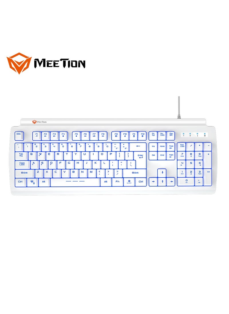 Meetion - Meetion K9000 Waterproof Backlit RGB Gaming Keyboard  with 19 Anti-Ghosting Keys Best for Office and Gaming Use - Image 1