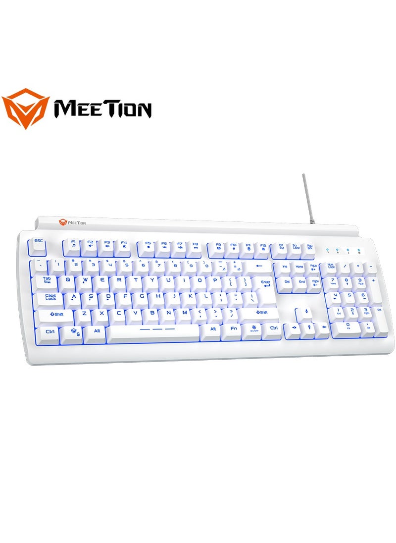 Meetion - Meetion K9000 Waterproof Backlit RGB Gaming Keyboard  with 19 Anti-Ghosting Keys Best for Office and Gaming Use - Image 1