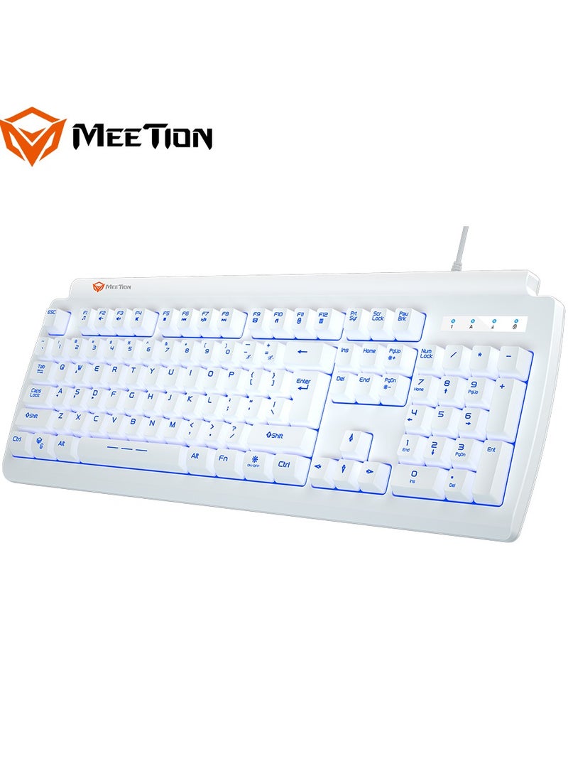 Meetion - Meetion K9000 Waterproof Backlit RGB Gaming Keyboard  with 19 Anti-Ghosting Keys Best for Office and Gaming Use - Image 1