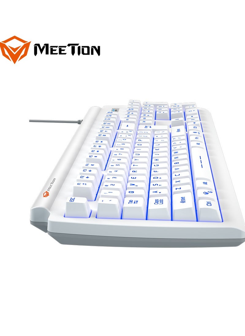 Meetion - Meetion K9000 Waterproof Backlit RGB Gaming Keyboard  with 19 Anti-Ghosting Keys Best for Office and Gaming Use - Image 1