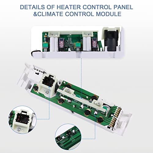 DICMIC A/C Heater Control Panel Climate Control Module Without Rear Window Defogger Switch for 1996-2000 Chevy GMC C1500 C2500 C3500 K1500 K2500 K3500 Suburban Yukon Replace# 599-007, 15-72548 - Image 5