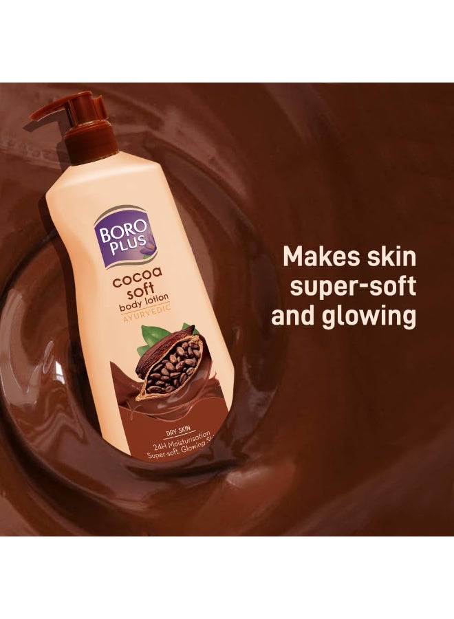 BOROPLUS  Cocoa Soft Body Lotion, 400 Ml - Image 4