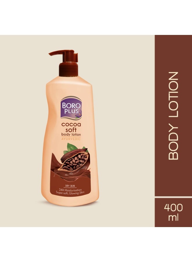 BOROPLUS  Cocoa Soft Body Lotion, 400 Ml - Image 2