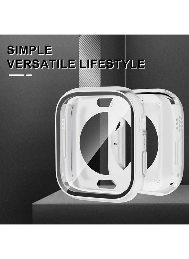 Rose Golden Waterproof Protective Case With Tempered Glass For 45mm Series 7 8 9 - Image 4
