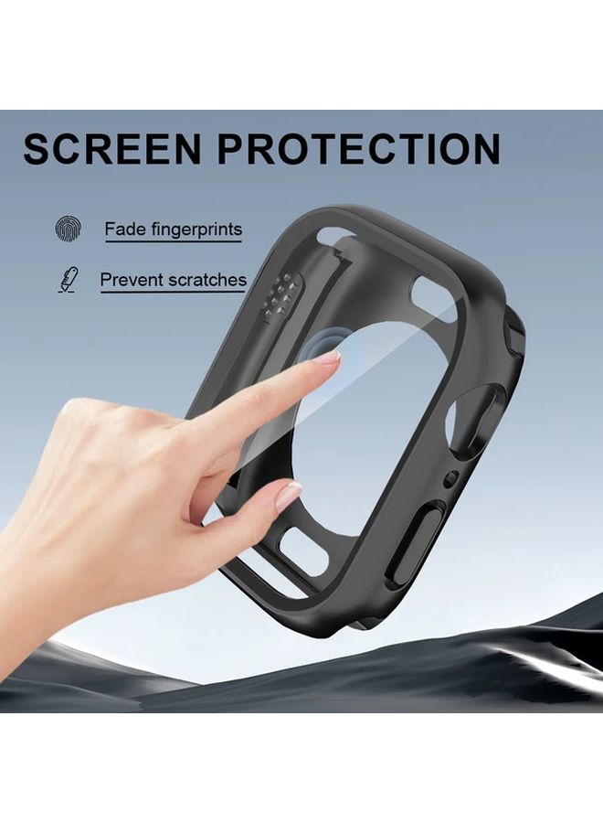 Rose Golden Waterproof Protective Case With Tempered Glass For 45mm Series 7 8 9 - Image 2