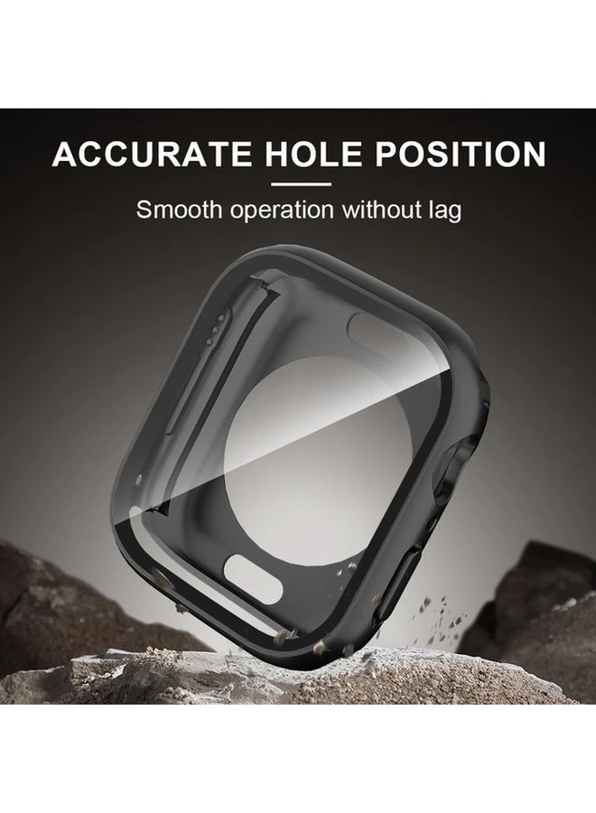 Rose Golden Waterproof Protective Case With Tempered Glass For 45mm Series 7 8 9 - Image 3