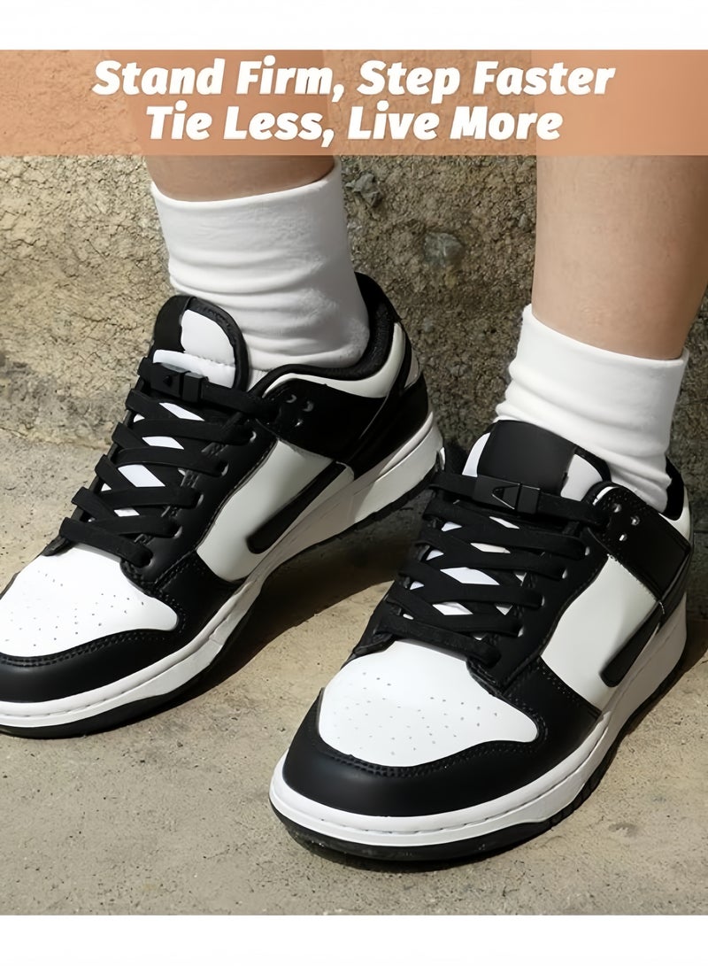 2 Pairs Of Easy Self-Lacing Shoe Straps With Interchangeable Buckle – Adjustable To Fit Sports Shoes, Casual Shoes, And Activewear For Men And Women - Image 3