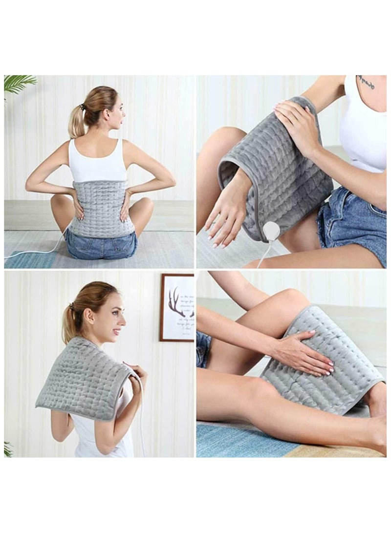 Proset Heating Pad, Electric Heat Pad for Back Pain and Cramps Relief, Electric Fast Heat Pad with 9 Heat Settings, 4 Timer Options, Auto Shut Off, Machine Washable 60 x 30 Cm - Image 3