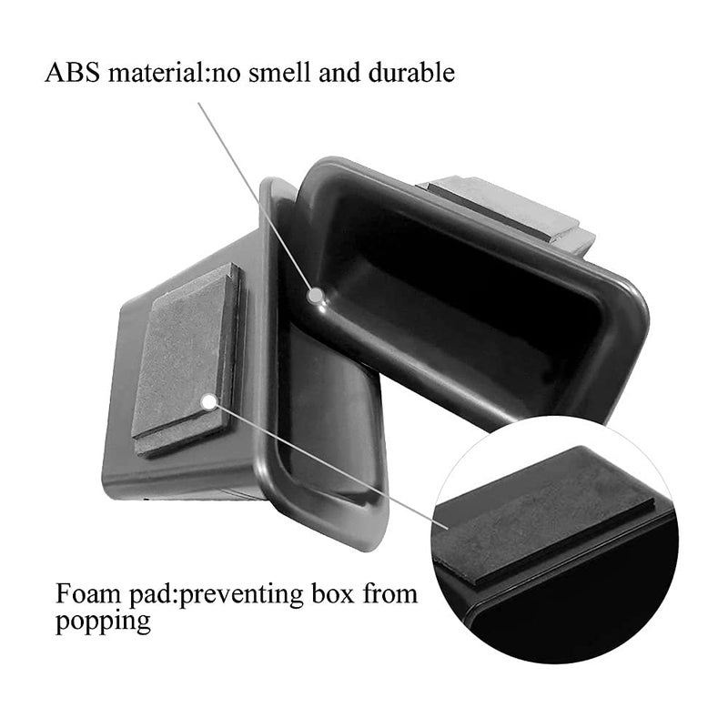 Vesul Front Row Door Organizer Compatible with Ford Explorer 2011 2012 2013 2014 2015 Armrest Storage Tray Phone Container Handle Pocket ABS Tray Insert Glove Pallet - Image 5